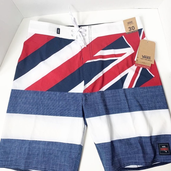 Vans Other - Vans Mens ERA Hi Flyin 20" Boardshorts Size 30